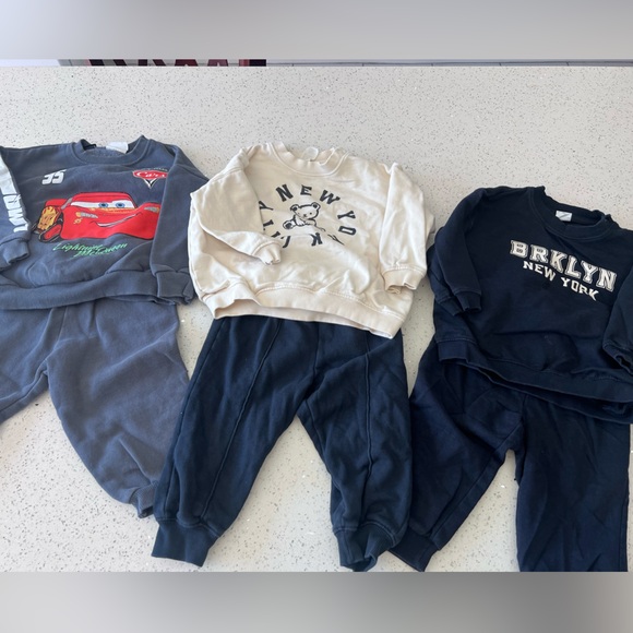 Zara H&M Kids Matching Sets - Gray, Cream, Black 18 months toddler - Picture 1 of 4